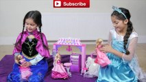 BAD BABY ELSA Cut Anna Hair!  Make up Fail Toy _ Freaks out!-3b