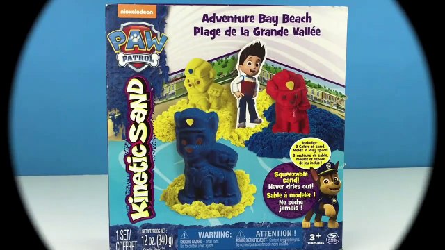 Kinetic Sand DIY Paw Patrol LEARN COLORS How to Make Colour Sand Toys-bPa2P
