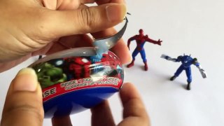 GIANT AVENGERS Surprise Eggs Compilation Play Doh - Marvel Spiderman Hulk Ironman Thor Toys-w6T00dmF