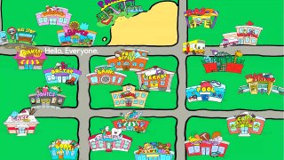 My Town Phrases (#2) - City Vocabulary - Places For Kids - Know Your City-yz