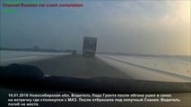 La plupart des accidents de la route choquants horrible accident de voiture russe 2016 année, 25 min compila