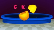 Alphabets for Children to Learn with Packman Cartoon - ABCS for Kids to Learn - Learning Videos