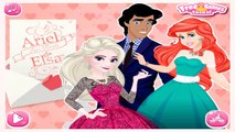 Eric Leaving Ariel for Elsa - Disney Princess Elsa and Ariel Love Rivals Dress Up Game