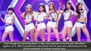 T-ara disbandment confirmed, members will not be renewing contracts
