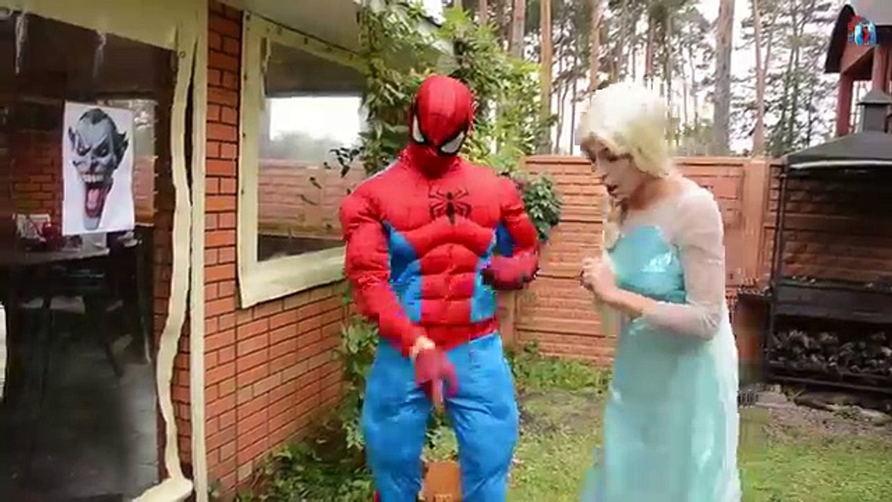 Анна водить машину Эльза замороженный замороженные джокер пагубный Макдоналдс Принцесса с снег человек-паук