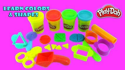 Download Video: Learn Colors vs Shapes Play Doh Modelling Clay, Make Shapes For Kids With Rainbow Colors