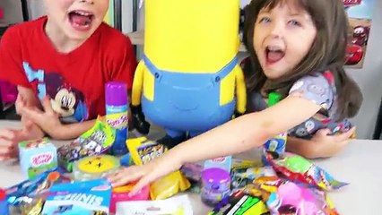 HUGE Minions Surprise Egg Despicable Me Kevin Surprise Toys Funny Toy for Kids Kinder Playtime
