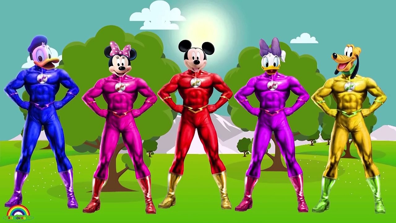 Mickey Mouse Captain America Finger Family Songs - Daddy Finger Family Nursery Rhymes Lyri