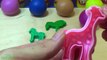 Learn Colours with Play Doh * Fun Creative with Glitter Play Dough and Animal Molds for Ki