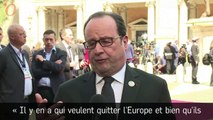Présidentielle : sans la citer, François Hollande s’en prend à Marine Le Pen