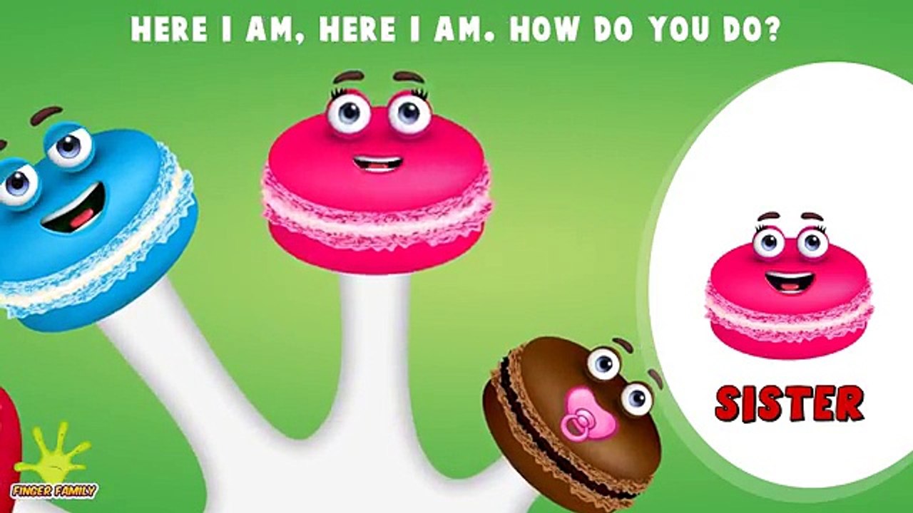 Toffee, Gummy Bear, Jelly Bean, Jelly, Macaroon Finger Family Songs
