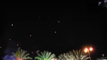 Des missiles explosent au dessus d'un restaurant à Israel - Défense aérienne