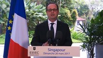 Discours sur le campus de l'ESSEC à Singapour