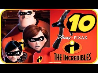 The Incredibles Walkthrough Part 10 (PS2, Gamecube, XBOX, PC) Movie Game Level 10