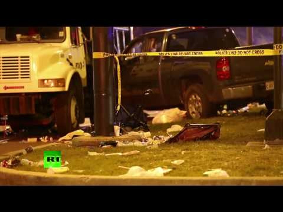 Dozens injured after truck plows into crowd in New Orleans