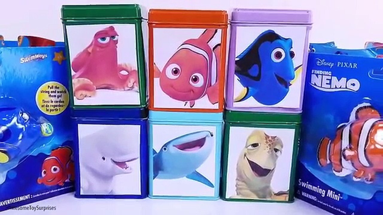 Finding Dory de la Pata de la Patrulla Umizoomi León de la Guardia de BRICOLAJE Cubeez Caja de la Persiana Sorpresa Episodios Aprender C