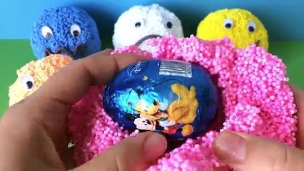 Play Foam Surprise Eggs | Hot Wheels Kinder Joy Surprise Toys for Kids