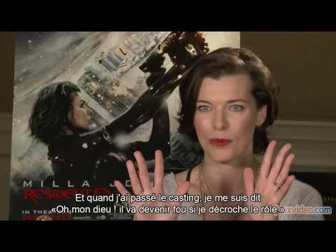 Interview Milla Jovovich pour Resident Evil - Retribution - JeuxVideo.com