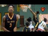 Larry Mcleod Jr Catches NASTY Put-back Over Defender!! | Palm Beach State Highlights