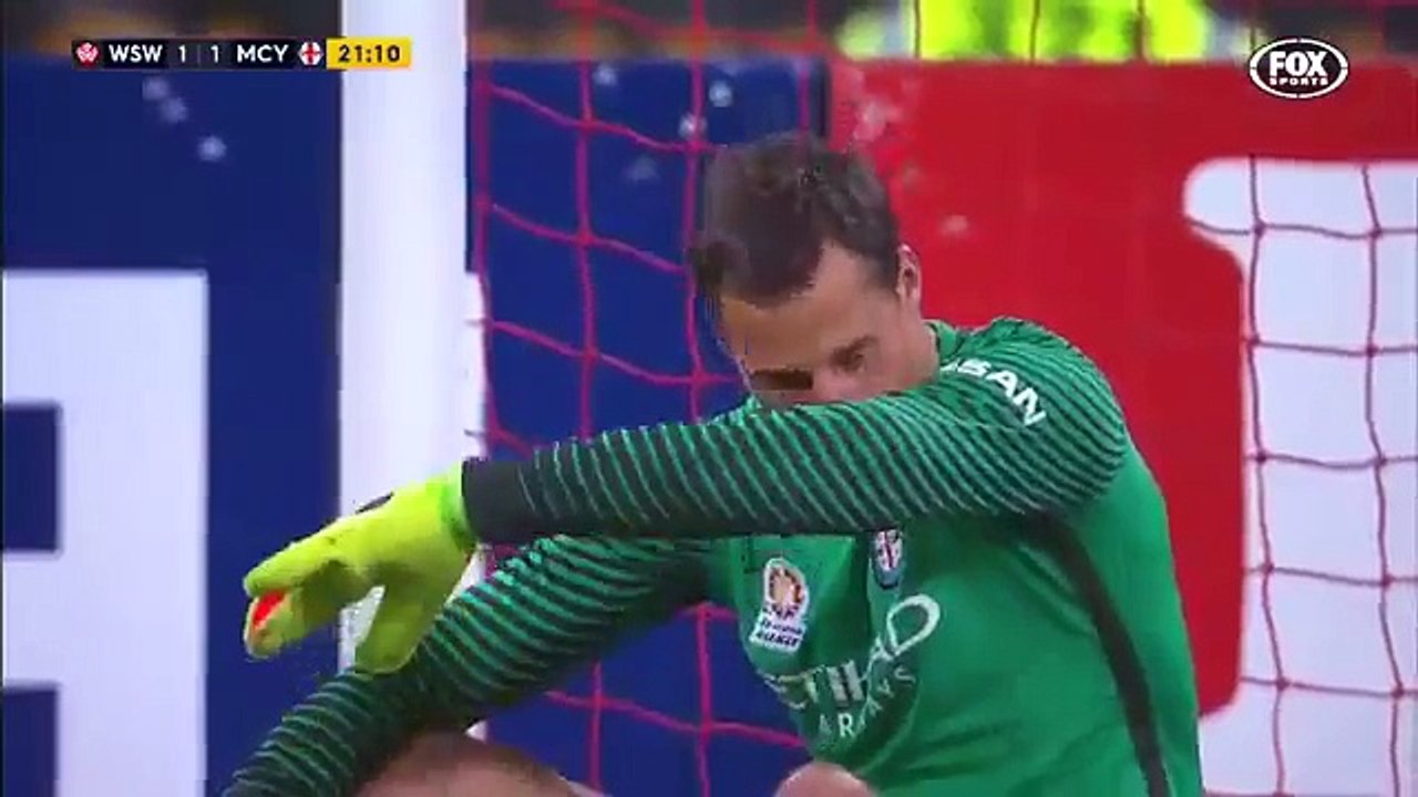 Western Sydney 1:1 Melbourne City (Australian A-League. 24 March 2017)