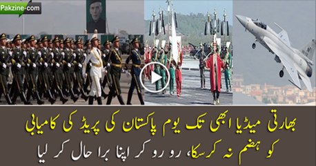 Indian Media whines over successful parade held on Pakistan day