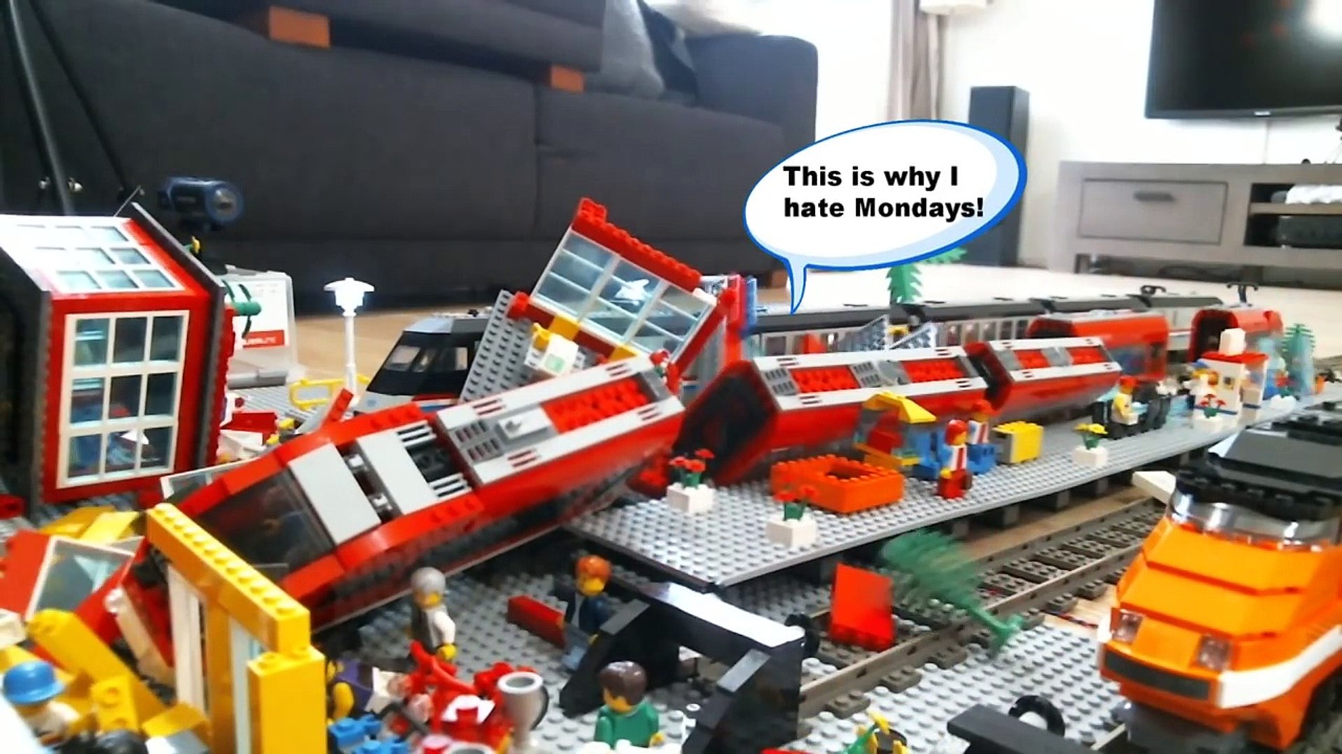 lego trains crashing