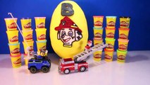 Paw Patrol Letter B GIANT EGG SURPRISE OPENING _ Learn ABCs _ Big Play-Doh Egg Toy Video Toypals.tv-dB