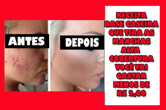 COMO FAZER UMA BASE DE ALTA COBERTURA QUE TIRA MANCHAS DA PELE COM MENOS DE 2,00 REAIS