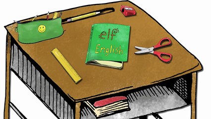 Learn My School Vocabulary  - Phrases 2 -  Listen & Repeat - ELF Learning - ELF Kids Videos-1vBK