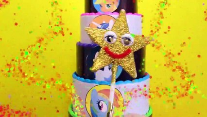 My Little Pony CANDY CAKE GAME with MLP Surprise Toys, Candy Blind Bags Kids Games Video-e37-CaVIV