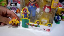 Super Mario S.H.Figuarts by Bandai With Mushroom, Coin and Mystery Box-oA