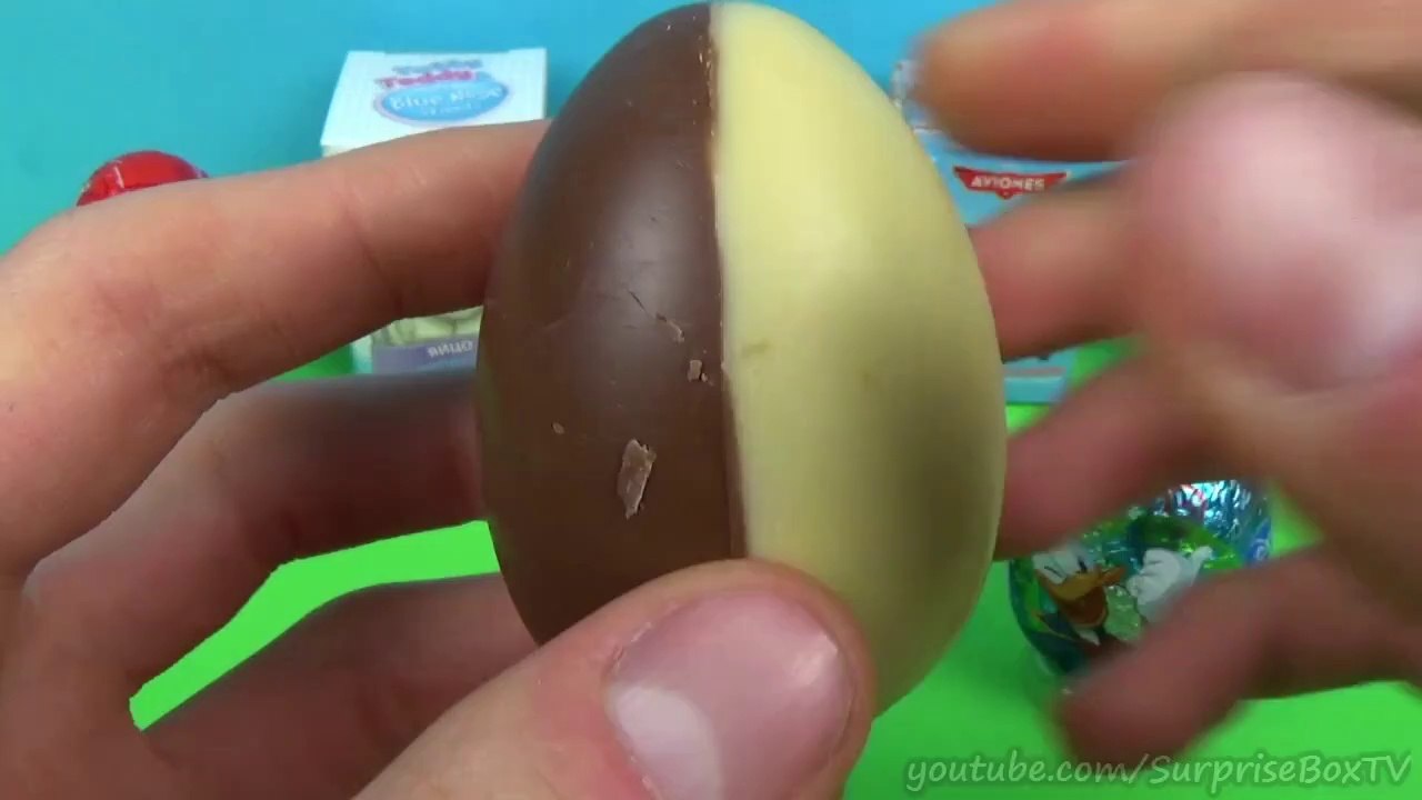 8 Surprise Eggs Disney Planes Kinder Joy Angry Birds Donald Duck Kinder Surprise Taddy Teddy-Xwgf