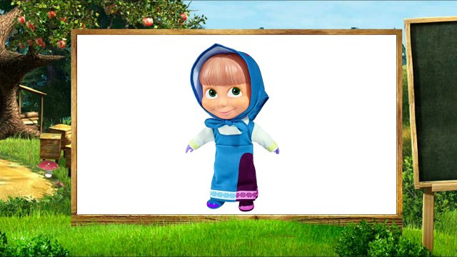 Five Little Masha Jumping on the Bed | 5 Little Monkeys Jumping on the bed Nursery Rhymes