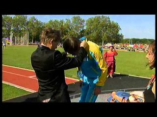 Athletics -  men's 200m T35 Medal Ceremony  - 2013 IPC Athletics World Championships, Lyon