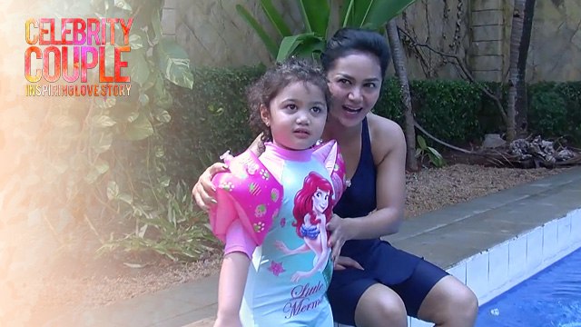 Celebrity Couple: Raul-KD, Berenang Bareng Amora (Part 1)