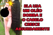 OLEO SUPER BOMBA para o CABELO crescer muito rapido e parar a QUEDA CAPILAR