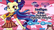 My Little Pony Equestria Girls Friendship Games Indigo Zap School Spirit Style Dress Up Ga