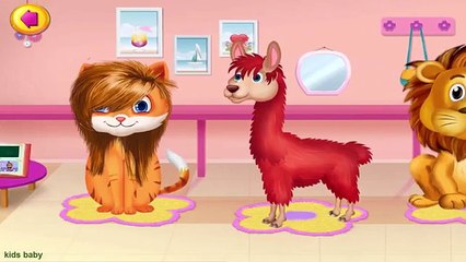 Play with Animal Hair Salon & Make Up Jungle Animals Fun Game For Kids & Baby