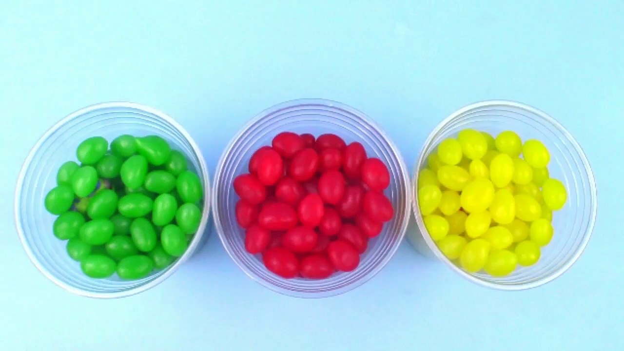 Learn Colors with Jelly Beans Toy Surprises! Best Learning Video for