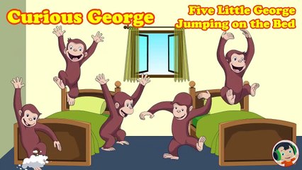 Five Little Monkeys George Jumping on the Bed - Kids Song - Nursery Rhymes-JIsL