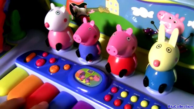 Peppa Pig Keyboard Piano with Microphone Peppa's Friends Juguete teclado con Micrófono de Pig George-c