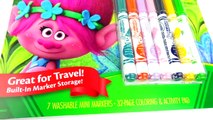 DreamWorks TROLLS Color GUY DIAMOND with CRAYOLA Coloring and Activity Pad and GLITTER-j