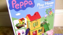 Peppa Pig Playhouse Blocks Playground Park with See-Saw & Slide - Juego Casa de Peppa Parco Giochi-1