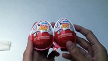 3 Kinder Joy Surprise Eggs Unwrapping Toys and Chocolate Ferrero--KXFWEMG