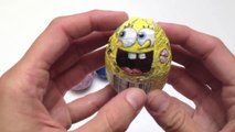 SpongeBob Surprise Egg, Mickey Mouse Surprise Egg and Hello Kitty Surprise Eggs Unboxing-njIwc