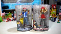 Pokemon Toys - Ash and Pikachu - Serena and Fennekin Model Sets by Takara Tomy-v8VyV9w8