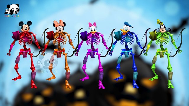 Donald duck Mickey Mouse Clubhouse Finger Family Song! Mickey Mouse Skeleton Gummy bear