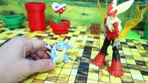 Pokemon Toys - Mega Blaziken S.H. Figuarts with Blastoise and Friends-_F