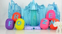 Play doh frozen surprise eggs angry birds playdough toys egg-p