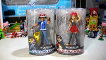 Pokemon Toys - Ash and Pikachu - Serena and Fennekin Model Sets by Takara Tomy-v8VyV